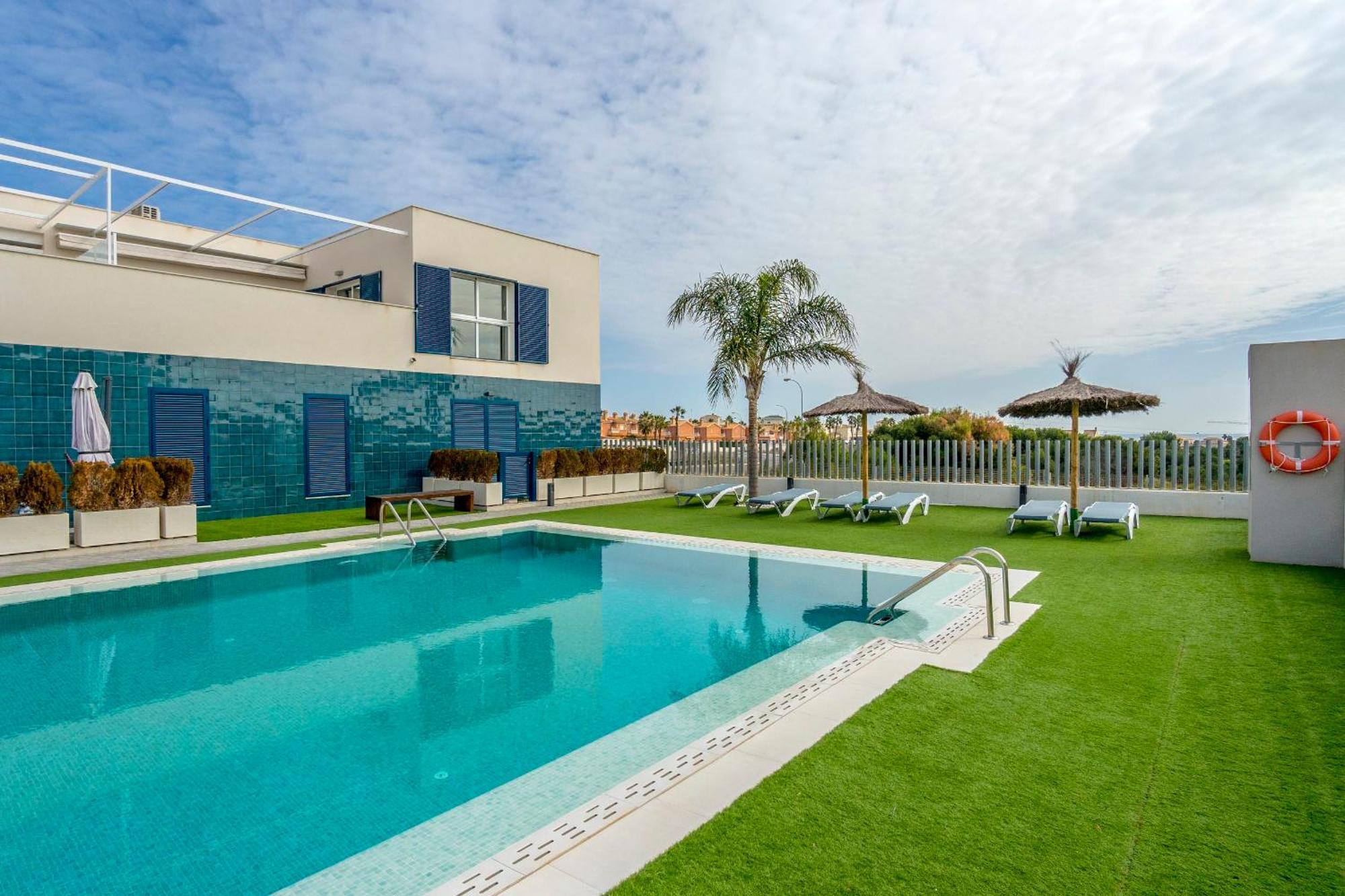 Turquesa Del Mar - Sun & Beach & Golf & Bike - Large Terrace Ground-Floor Spanish Apartment Dehesa de Campoamor  Kültér fotó
